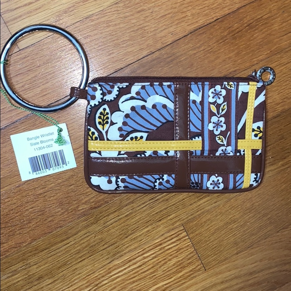 Vera Bradley Bangle Wristlet State Blooms